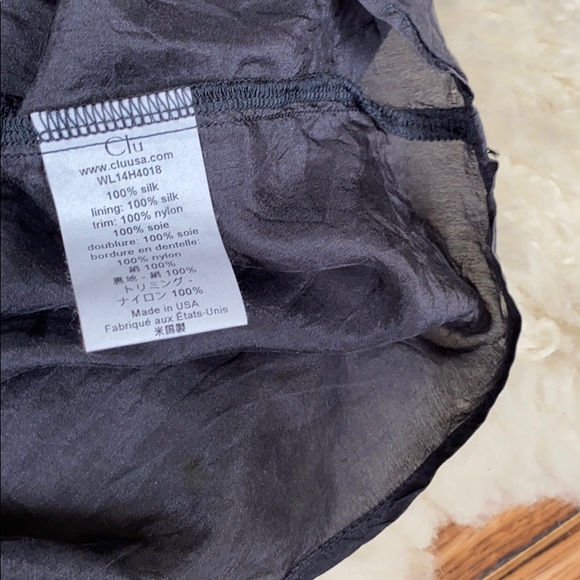 Clu Silk Sleeveless Asymmetrical Shift Dress - Picture 5 of 9